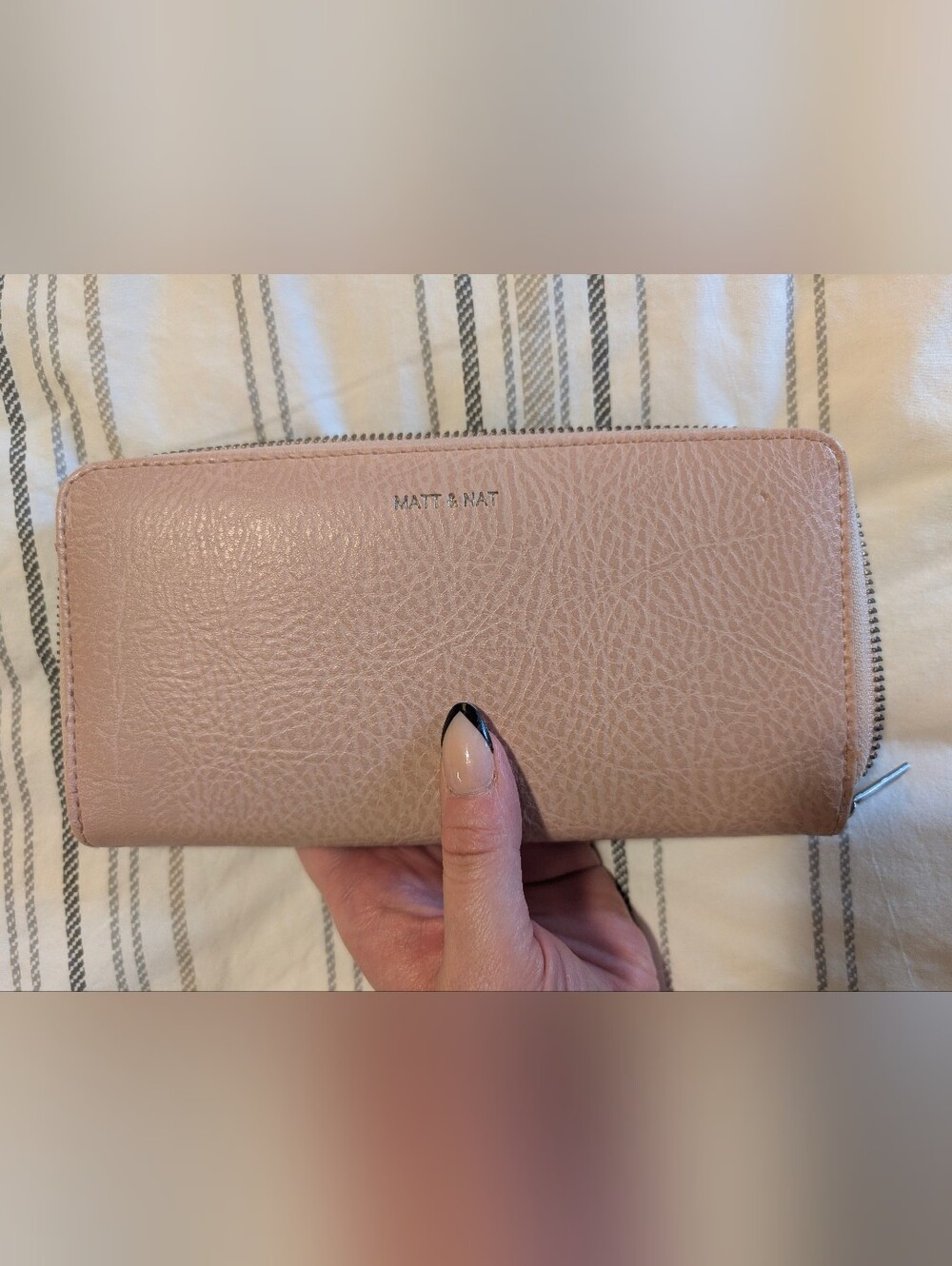Matt & Nat Light Blush Pink Vegan Leather Wallet